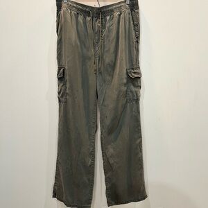 Sanctuary Green Cargo Pants Women’s Size XL 100% Lyocell Utility Streetwear